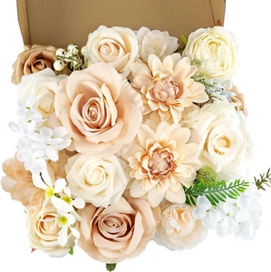 Silk Artificial Flowers for DIY Wedding Bouquets & Floral Arrangements - Picture 1 of 13