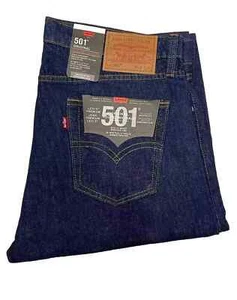 Levi's® 501 Original Regular Fit Mens Jeans Onewash | Vintage Fade | Dark Blue - Picture 1 of 5