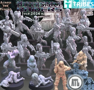 Hyperspace Raiders super pack x 20 model (28 / 32mm scale) - Picture 1 of 1