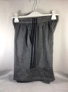 Adidas Shorts Size XL (18/20) Gray & Black Side Stripes - Picture 1 of 4