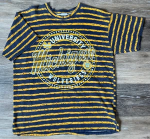 Camisa De Colección Michigan Wolverines Para Hombre XL Artex Estampado Completo Rara Fútbol - Imagen 1 de 6