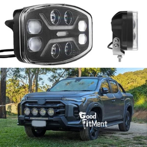Black Car Roof Bumper LED Light Combo DRL Hi 10" For LDV T60/ T60 MAX 2017-2024 - Picture 1 of 22