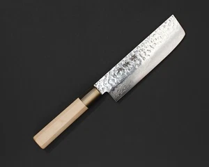 Sakai Takayuki Tsuchime Damascus Japanese Nakiri Vegetable Kitchen Knife 160mm 6 - Picture 1 of 5