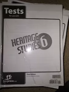 Heritage Studies 6 Test Packet 3rd Ed - NEW - Imagen 1 de 4