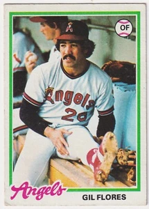 1978 Topps #268 Gil Flores California Angels (RC) - Picture 1 of 2