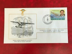 UPPER VOLTA HAUTE 1978 FDC FAI AVIATION JEAN MERMOZ - Picture 1 of 1