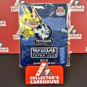Yokohama Japan 2023 Pokemon World Championships Competitor Pin Pikachu V20 - Bild 1 von 2