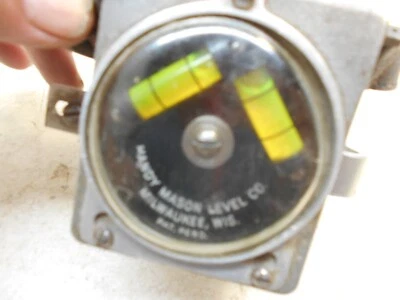 vintage handy mason level with wrist straps milwaukee wis - Image 1 of 4