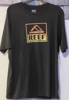 Camisa negra Reef para hombre, talla L 50 FPS NUEVA CON ETIQUETAS, venta al por menor $35,00 Foto 1 de 4
