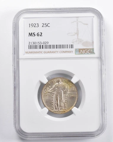 MS62 1923 Standing Liberty Quarter NGC *5692 Cover