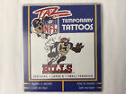 Vtg 1992 Taz Buffalo Bills Team NFL Temporary Tattoos, 1 Large, 1 Small Taz (G6)
