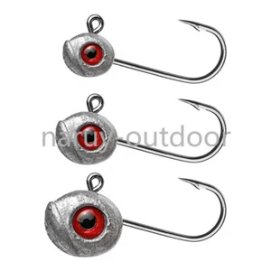 25/50 Stück Blei Jigköpfe Angelhaken für Barsch Crappie Forelle 1/32 1/16 1/8oz - Bild 1 von 6