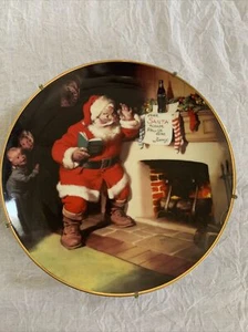 Coca-Cola Christmas Collectors Plate The Pause That Refreshes Limited Edition - Picture 1 of 4