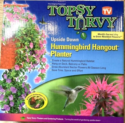 Maceta Topsy Turvy® al revés HUMMINGBIRD Hangout "como se ve en la televisión" Foto 1 de 4