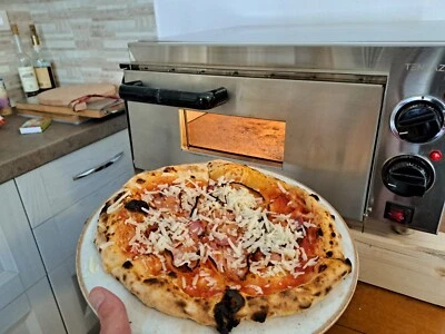 Forno elettrico per pizza napoletana 3000w temperatura max 520c biscotto Saputo - Bild 1 von 4