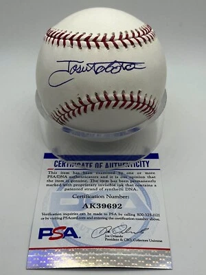 José Tabata Piratas de Pittsburgh Autógrafo Oficial OMLB Béisbol PSA DNA Foto 1 de 2