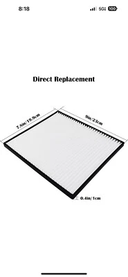 F37-1018 Cabin Air Filter For KENWORTH T680 Semi-trucks.  - Image 1 of 2