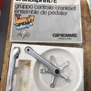 GIPIEMME Cronosprint E Crankset - NO CHAIN RINGS - NEW OLD STOCK W/ BOX - Picture 1 of 4
