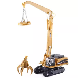 1/87 Scale Material Handler Crane Toy Construction Equipment Diecast Toys Gift - Picture 1 of 14