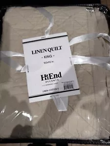 HiEND Accents KING Linen Quilt Set 3PC - Picture 1 of 1