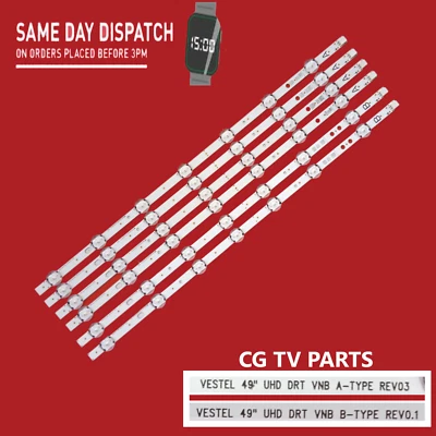 NEW BUSH LED KIT LED49292UHDFVP 49" UHD DRT VNB A-TYPE 49" UHD DRT VNB B-TYPE - Image 1 of 2