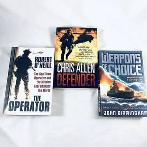 Bundle Of 3 Military Fiction Books Robert O’Neill/ Chris Allen/John Birmingham - Picture 1 of 10