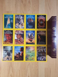 National Geographic Magazine 1997 Vintage Ads - Complete Year w Cases - No Maps - Picture 1 of 5