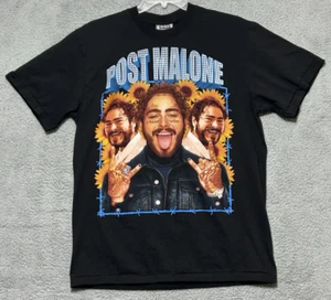 Post Malone Sunflower Shirt Mens XL Hiphop Music Rap Rock Star Band Singer - Picture 1 of 12