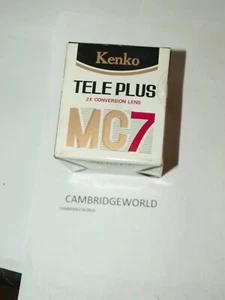 2x CONTAX YASHICA Teleconverter Lens 7 ELEMENT TELEPLUS  by KENKO NEW in BOX - Picture 1 of 1