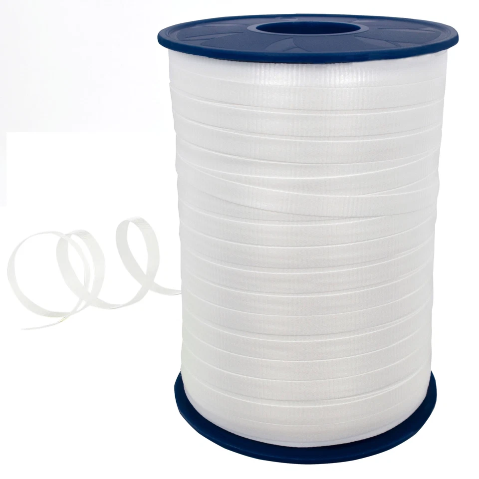 Morex Crimped Curling Ribbon .1875"X500yd-Bridal White - Image 1 of 1