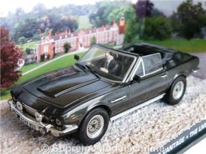 JAMES BOND ASTON MARTIN V8 VANTAGE THE LIVING DAYLIGHTS MODEL CAR 1:43 IXO K8 - Picture 1 of 5