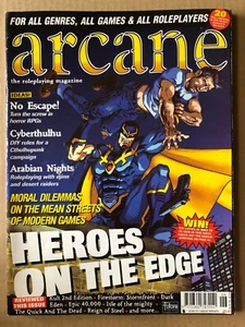 Arcane The Roleplaying Magazine June 1997 #20 Cover Heroes On The Edge - Picture 1 of 2