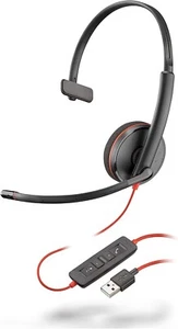 Plantronics Blackwire 3200 Mono Corded UC Headset With USB Connectivity - Picture 1 of 5