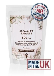 Alfalfa Herb 500 mg tabletas vegetales - Imagen 1 de 12