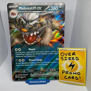 Mabosstiff EX 86 - Oversized Promo Card - Pokemon Promo TCG (NM) - Picture 1 of 2