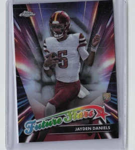2024 Topps Chrome #FS-2 Jayden Daniels Future Stars Refractor - Bild 1 von 2