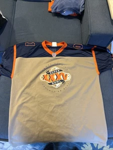 VTG Super Bowl XXXV Shirt 2001 Tampa Florida NFL Size XL "the bowl" TINY HOLE - Picture 1 of 8