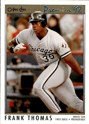 Frank Thomas 1992 O-Pee-Chee Premier #59 Chicago White Sox - Image 1 of 2