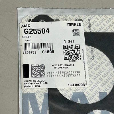 Junta de montaje de carburador MAHLE pieza de repuesto para Jeep y AMC G25504 Foto 1 de 3