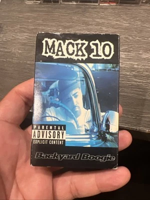 Mack 10 Backyard Boogie 1997 Cassette Tape Single Rap Hiphop R&B Foto 1 de 2