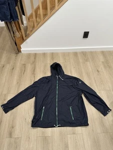 NWT Ralph Lauren Polo Hooded Rain Jacket/Windbreaker Blue 4XLT - Picture 1 of 17