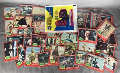 Tarjetas coleccionables Star Wars Topps SERIE 2 🔴🟡🔵🌑 1977 "Rojo" (63) + ENVOLTURA Foto 1 de 4