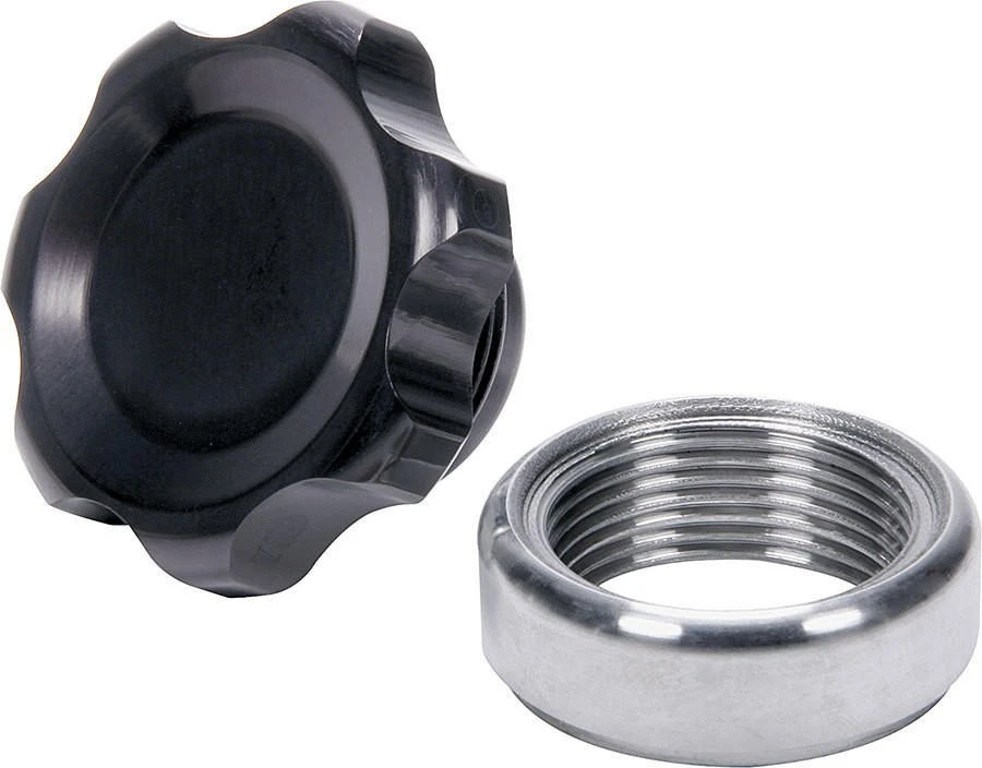ALLSTAR PERFORMANCE ALL36167 Filler Cap Black with Weld-In Steel Bung Small - Image 1 of 1