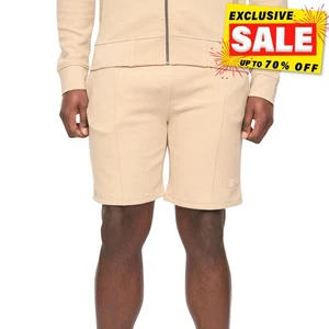 Duck And Cover Hannings Mens Jog Shorts Casual Everyday Activewear Stone - Picture 1 of 5