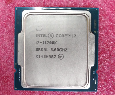 Procesador CPU Intel Core i7-11700K @3,60 GHz 8 núcleos Socket LGA 1200 SRKNL T9-A3 Foto 1 de 3