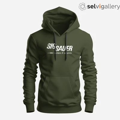 SIG SAUER P320 枪支 手枪标志 有趣 HOODIE T 恤 有趣 美国 S-3XL — 第 1/2 张图片
