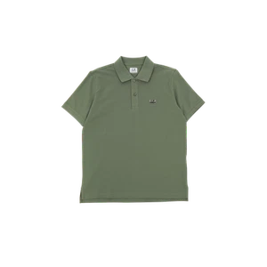 (Kids) C.P. Company Collar Polo Shirt Bronze Green - 23SS - Picture 1 of 1