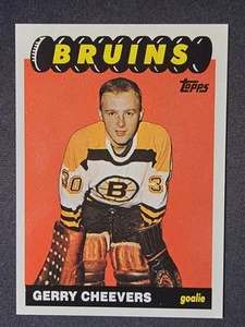 01-02 Topps Archives Gerry Cheevers Rookie Reprint 🚨🚨🚨 Boston Bruins - Picture 1 of 2