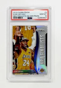 Kobe Bryant 2019-20 Panini Prizm NBA Finalists Silver #9 PSA 10 Gem Mint Lakers - Picture 1 of 1