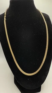 14K Gold Franco Square Box Chain – 3mm 21 Inch - Picture 1 of 7
